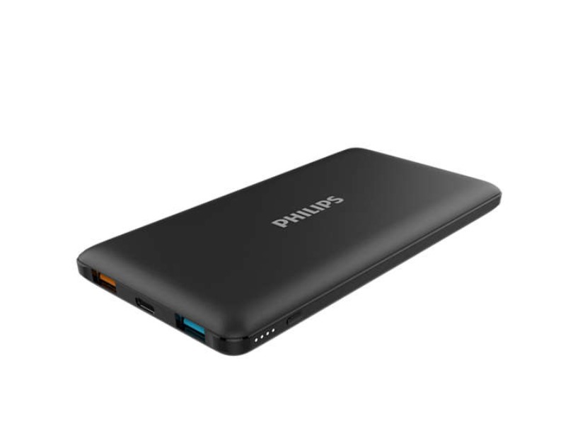 Philips%20DLP1010C%2010.000mAh%20Powerbank,%20PD,%20QC,%2018W,%20Type-C%20ve%202x%20USB-A%20Bağlantı,%20Siyah