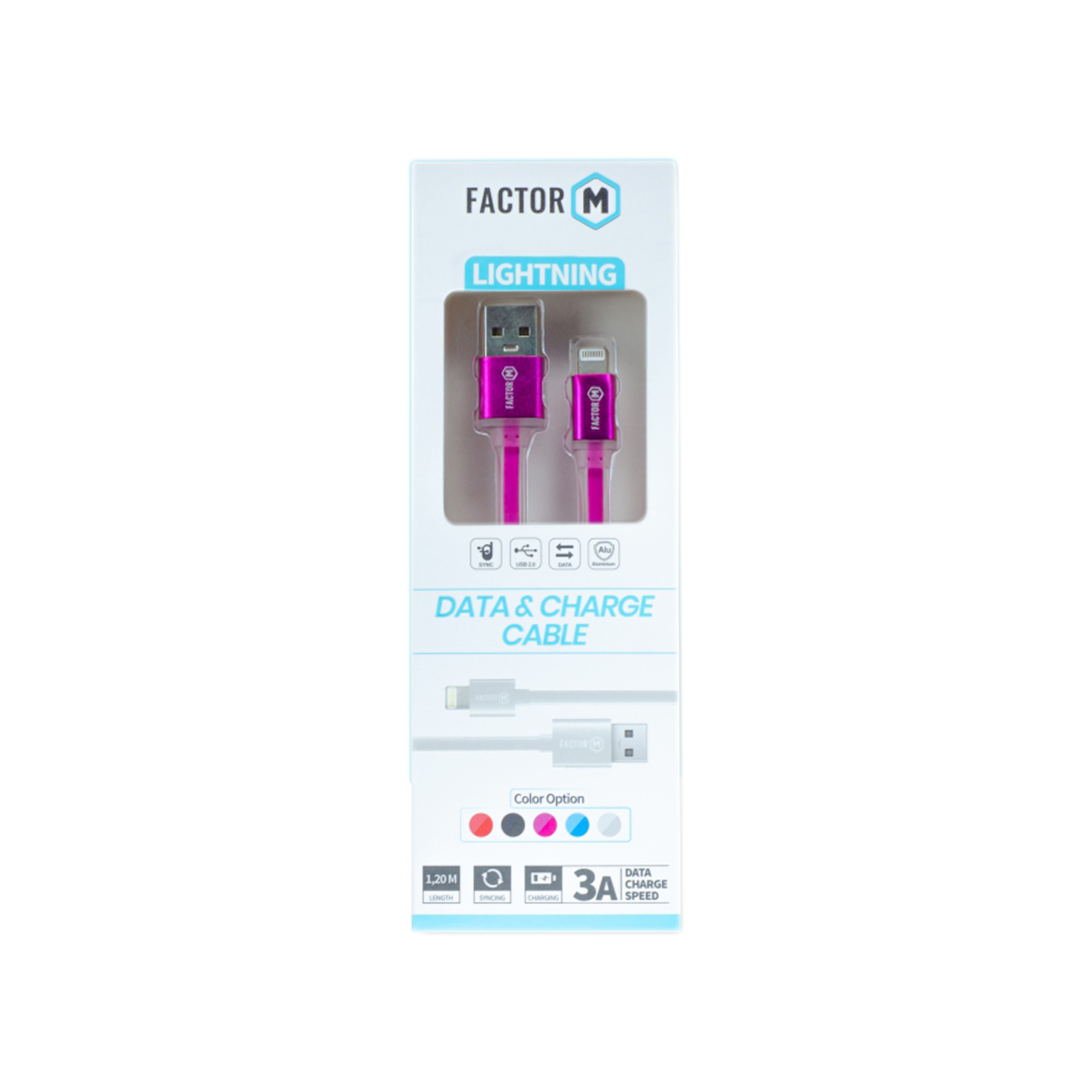 Factor-M%20Lıghtnıng%20%20Data%20Kablo%203A%201.20M%20Pembe