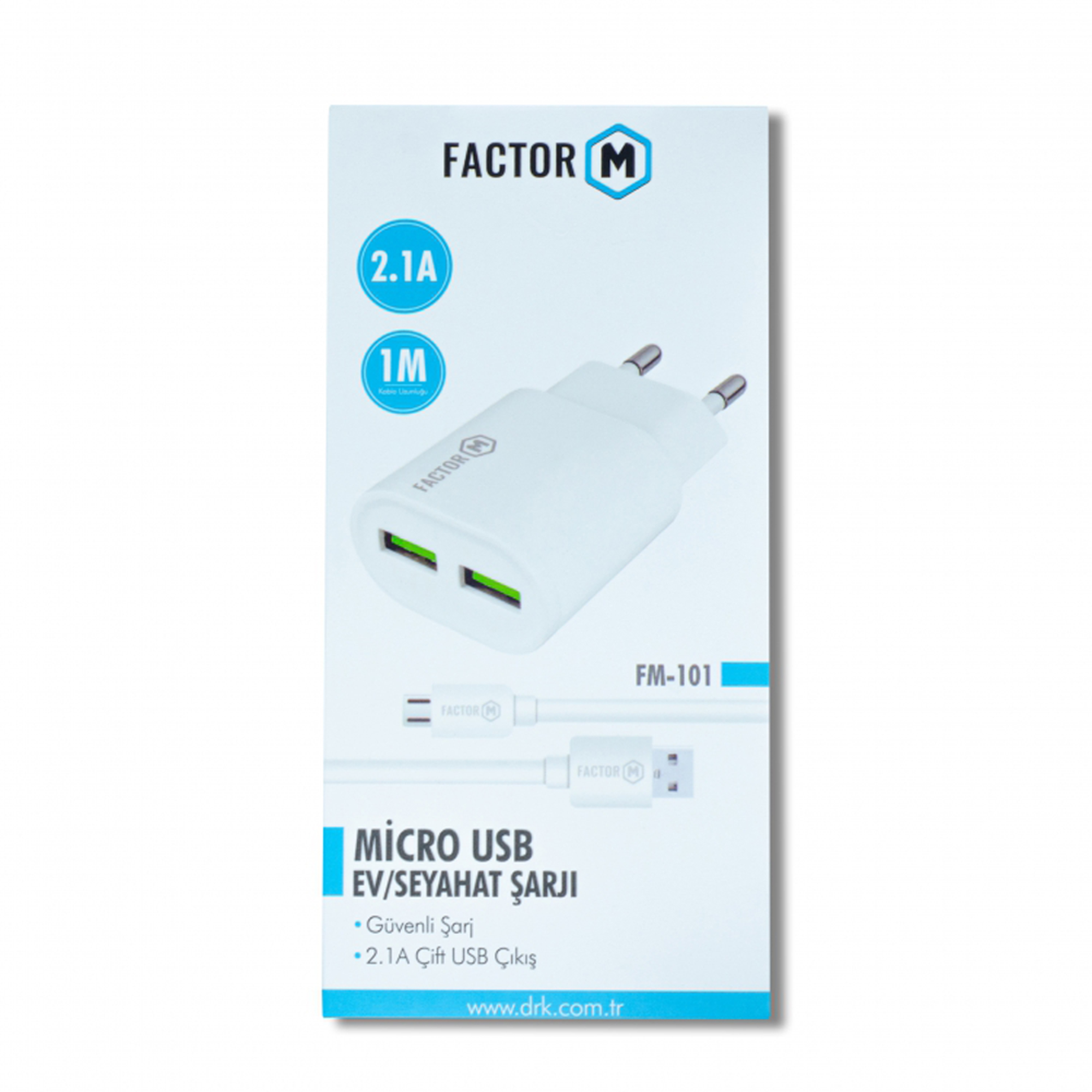 Factor-M%20Fm-101%20Micro%20Usb%20Ev/Seyahat%20Şarjı