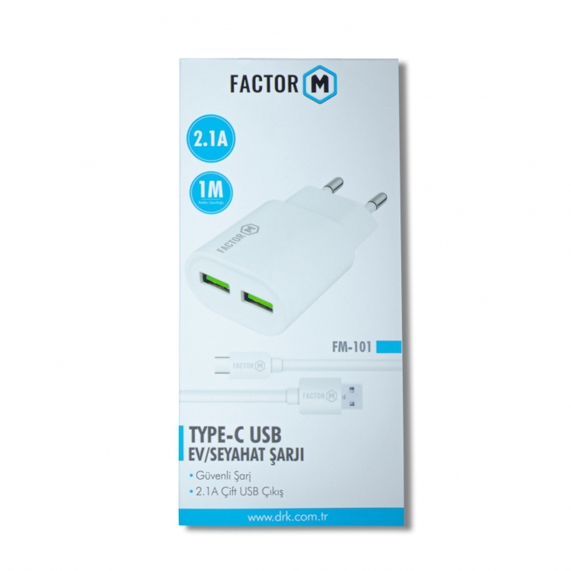 Factor-M%20Fm-101%20Type-C%20Usb%20Ev/Seyahat%20Şarjı