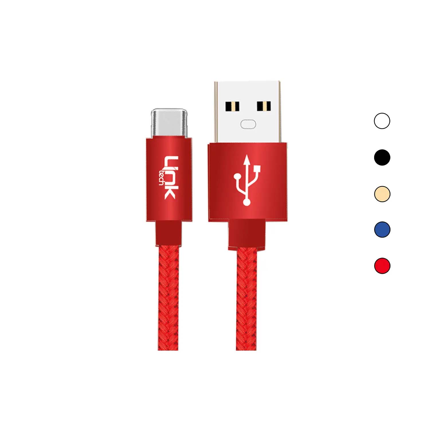 K552%20Safe%203A%20Örgülü%20Metal%20Başlı%20USB%20Tip-C%20Şarj%20Kablosu