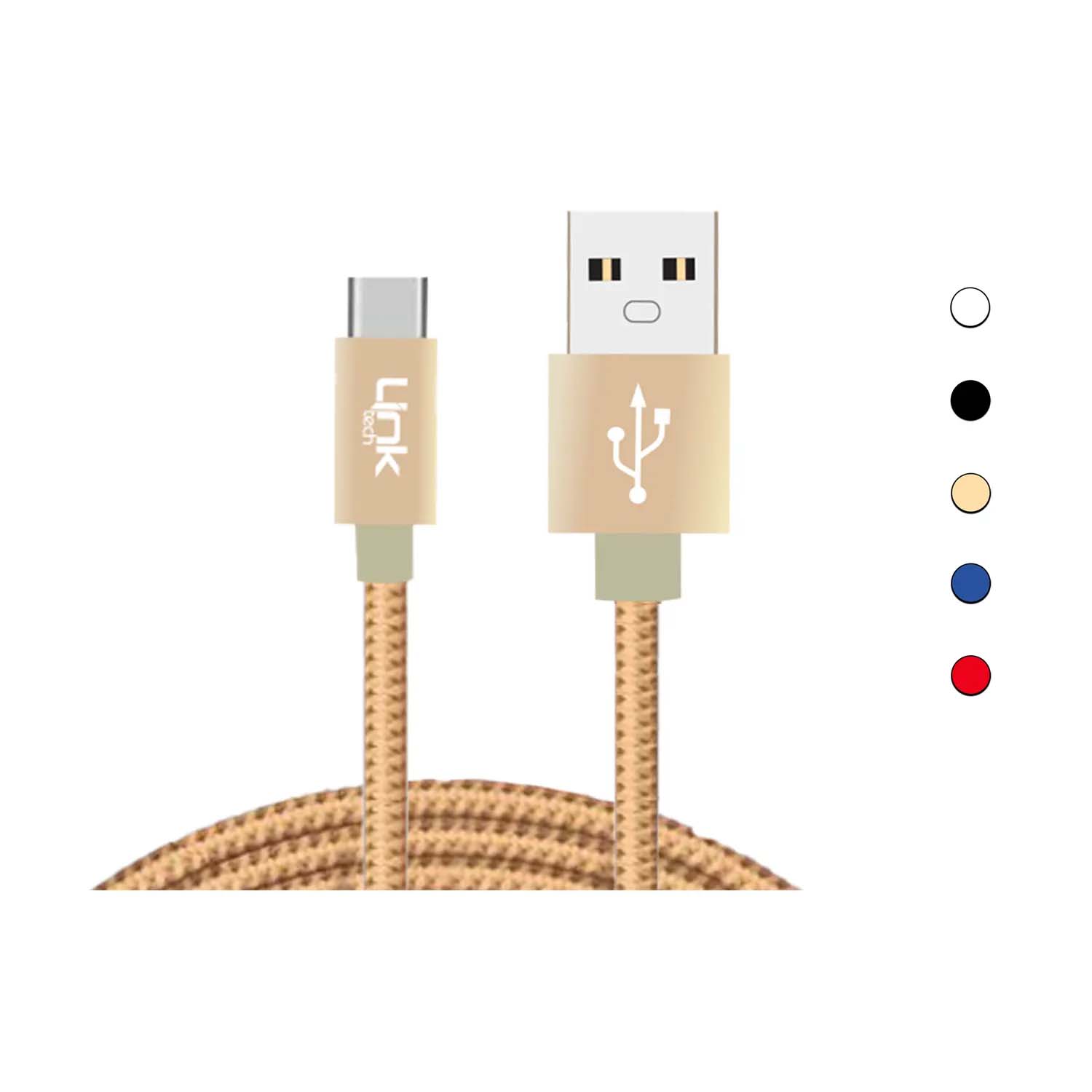 K573%20Safe%203000mm%20Metal%20Başlı%20Örgülü%20USB%20Tip-C%20Şarj%20Kablosu