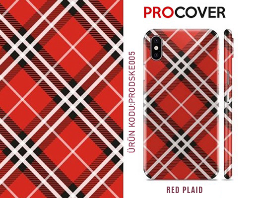 Procover%20Dream%20Series%20Red%20Plaid%20-%20Small%20(5%20Adet)