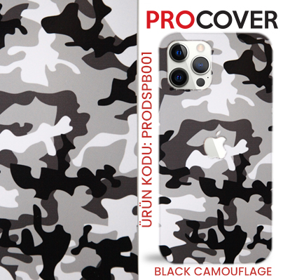 Procover%20Platin%20Series%20Black%20Camouflage%20-%20Small%20(5%20Adet)