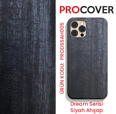 Procover%20Dream%20Serisi%20Siyah%20Ahsap%20-%20Small%20(5%20Adet)