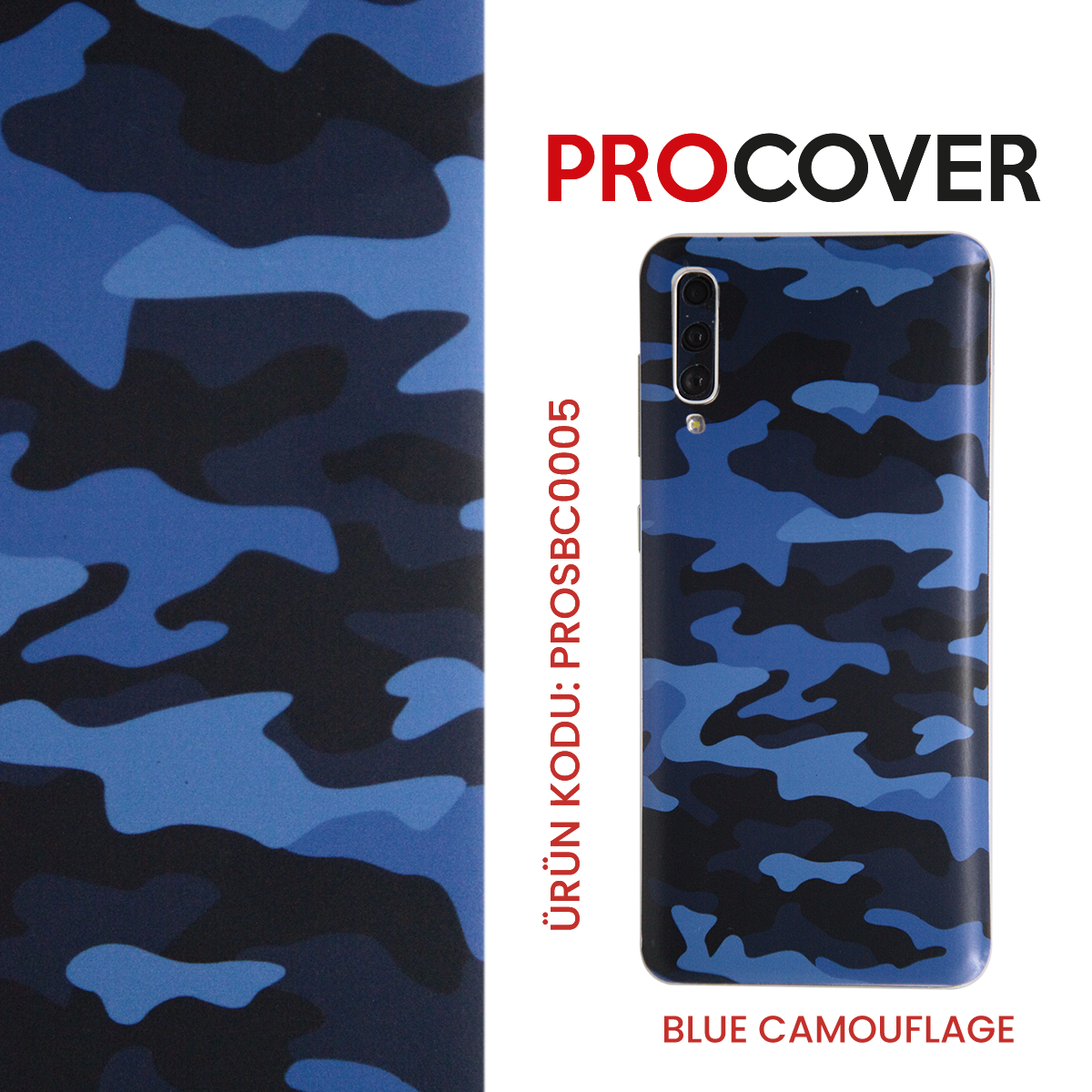 Procover%20Outdoor%20Series%20Blue%20Camouflage%20-%20Small%20(5%20Adet)