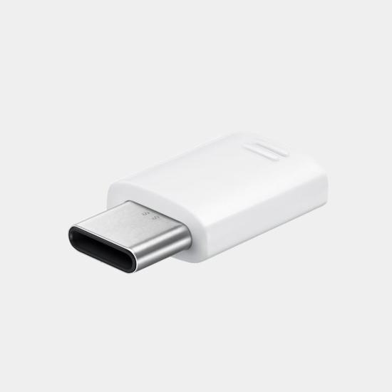 USB type C to Micro USB Adapter-beyaz