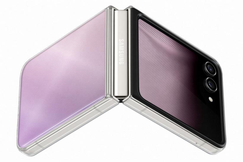 Samsung Galaxy Z Flip 5 Dinamik Tasarım Kılıf - Şeffaf