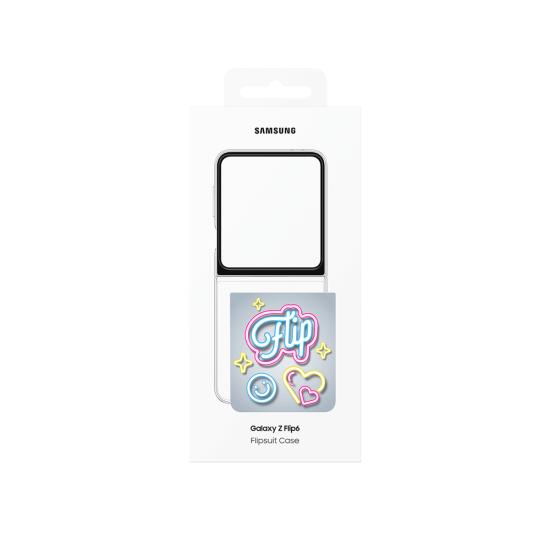 Samsung Galaxy Z Flip 6 Flipsuit Kılıf - Şeffaf