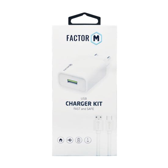 Factor-M Fm-202 Type-C Usb Ev/Seyahat Şarjı