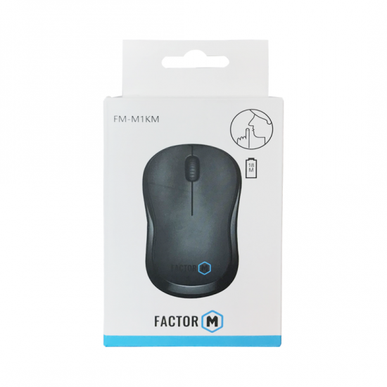 Factor-M M1 Siyah Kablosuz Mouse