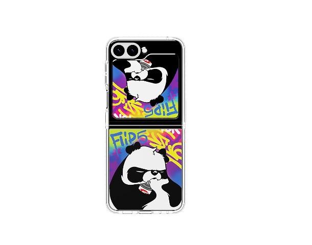 Samsung Galaxy Z Flip 5 Dinamik Tasarım Kılıf - Angry Panda