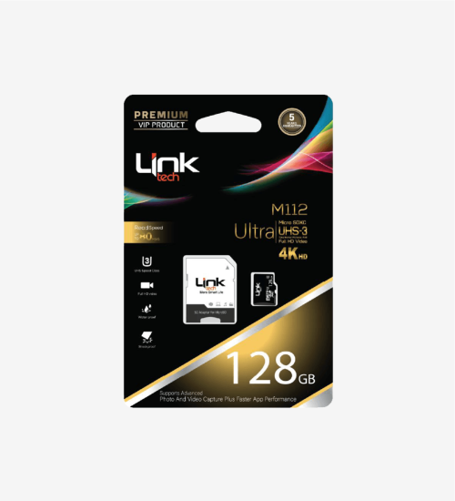 M112 Premium Mikro SD 4K Ultra 128 GB Hafıza Kartı