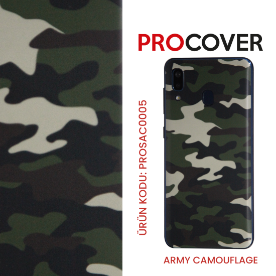 Procover Outdoor Series Army Camouflage - Small (5 Adet)