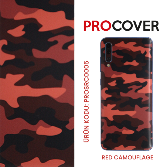 Procover Outdoor Series Red Camouflage - Small  (5 Adet)