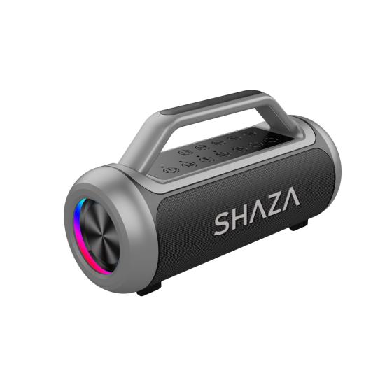 SHAZA Taşınabilir Bluetooth  Mikrofonlu Hoparlör - 80W Ses Çıkışı Gri