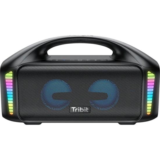 Tribit Stormbox Blast 90W 30 Saat Oynatma Süresi IPX7 Su Geçirmez RGB Taşınabilir TWS Bluetooth Hoparlör Siyah